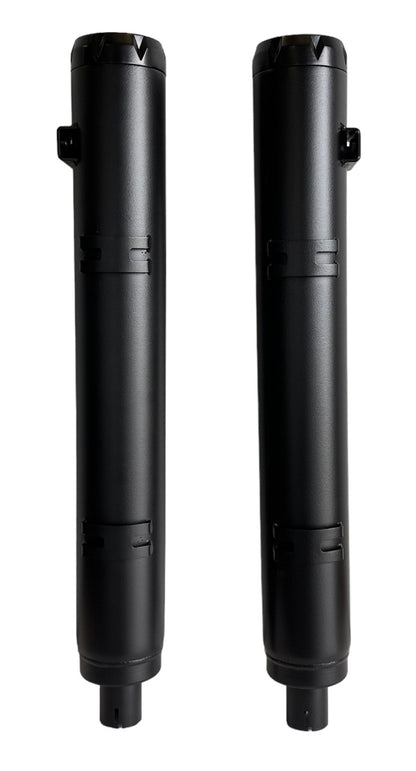 Lloydz Signature Mufflers with Black End Caps - Indian